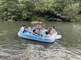 Jacht Dmuchany Wieloosobowy Nadmuchiwana Łódź do Raftingu dla 4-6 Osób