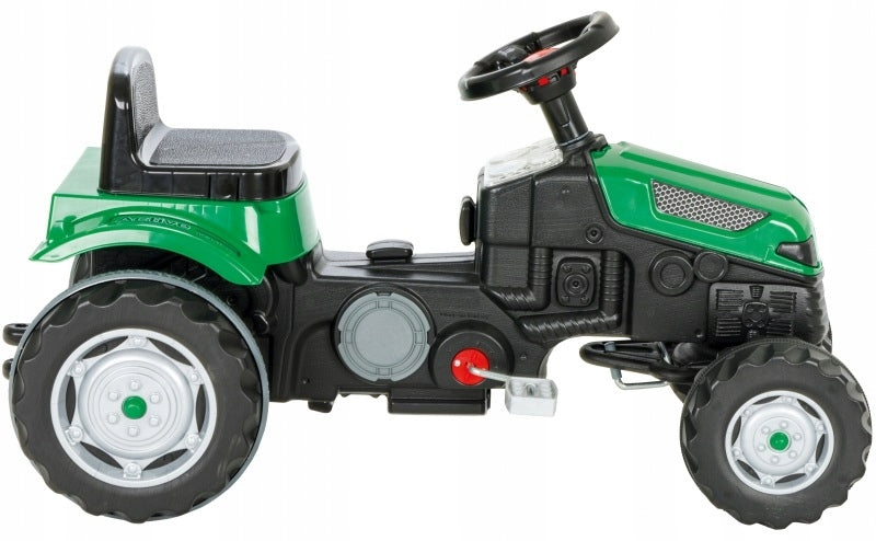 Dziecięcy Traktor na Pedały WOOPIE Farmer GoTrac Ciągnik Ciche Koła Regulac