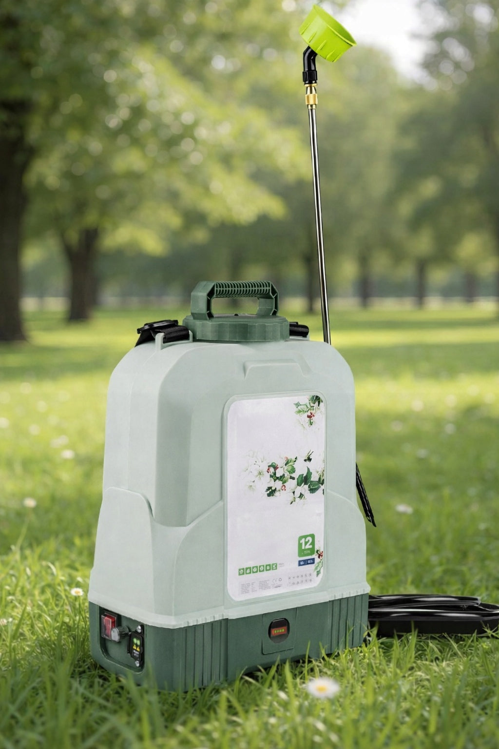 Opryskiwacz Ciśnieniowy Akumulatorowy Plecakowy Lanca Teleskopowa 12L 350cm