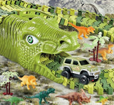 MEGA DUŻY TOR AUTO WYŚCIGOWY DINOZAUR PARK 140 el.