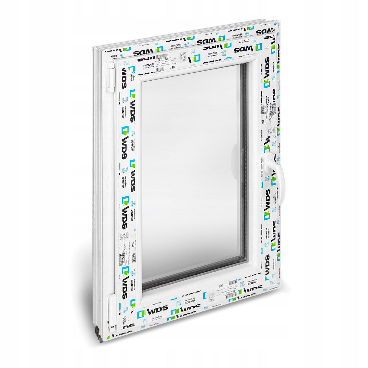Okno PCV Plastikowe Typowe Od Ręki 565x535 Szyba Poves 2 Szybowe Białe