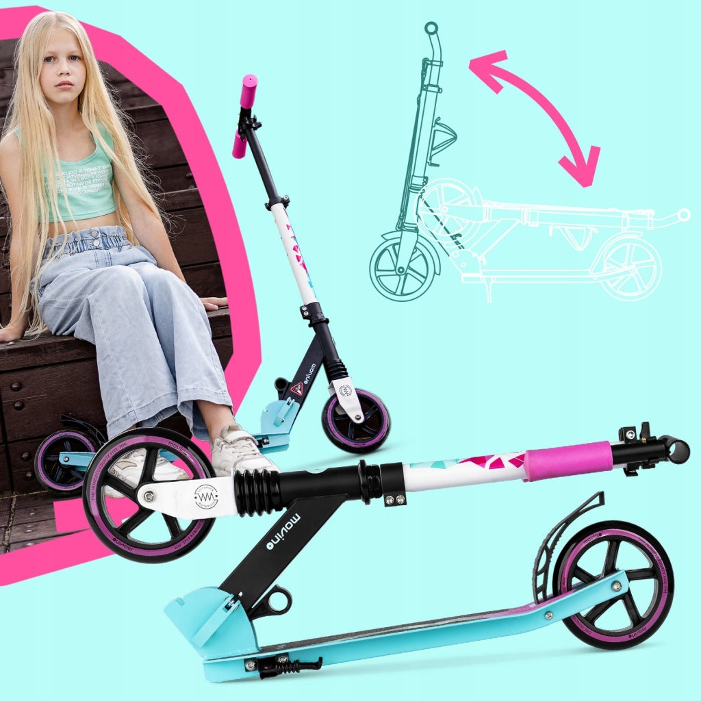 Hulajnoga z Funkcja Składania dla Dzieci Miejska Lekka Koła 145 mm 2,9 KG