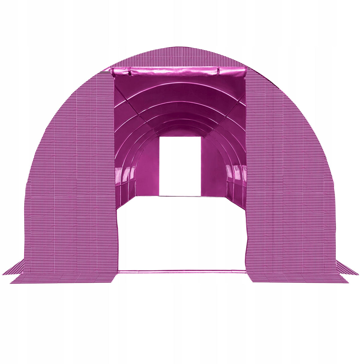 Tunel Foliowy Ogrodowy Folia Tyczki 2,5x4m Różowy 10m2 Szklarnia Ogrodowa