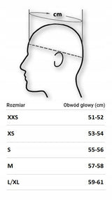 Kask Cross Enduro S Czerwony Quad MTB Homologacja EU Lekki Daszek