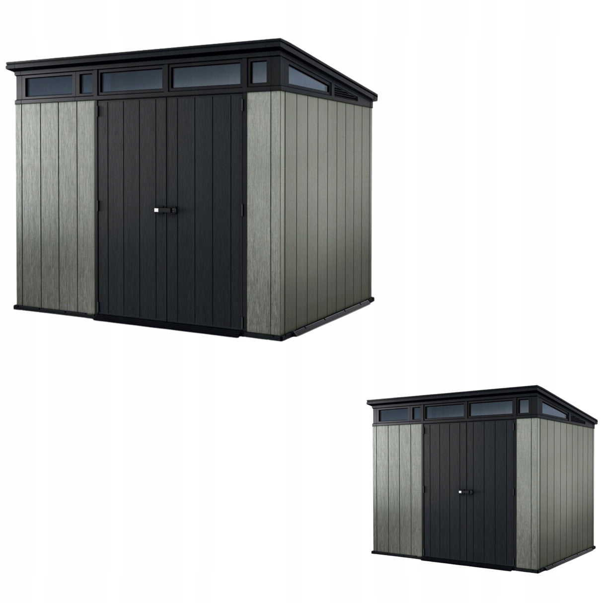 Domek Ogrodowy z Tworzywa sztucznego 9x7 277x218 cm Schowek na Narzędzia