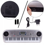 Keyboard Pianinko z Mikrofonem Organy 54 Klawisze do Grania Wyświetlacz Led