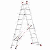 Drabina aluminiowa 3x9 WIELOFUNKCYJNA na schody Pro 5,69m 150kg + GRATIS