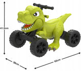 Jeźdzdik na Akumulator Pojazd Elektryczny Dino z Dźwiękiem Dinozaur Quad