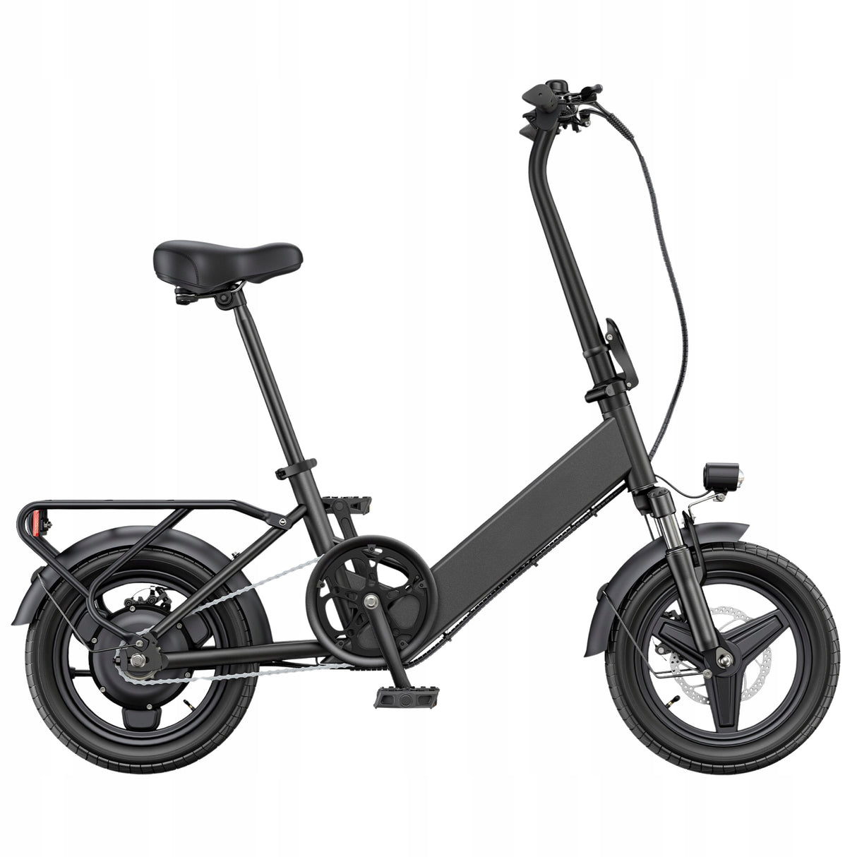 Rower Elektryczny Miejski dla Dorosłych Czarny 14" Cali 250W 10,.4 Ah