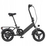 Rower Elektryczny Miejski dla Dorosłych Czarny 14" Cali 250W 10,.4 Ah