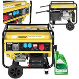 Agregat Prądotwórczy Trójfazowy Z Rozrusznikiem Benzyna 5500W 230V AVR