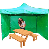 MOCNY NAMIOT OGRODOWY PAWILON HANDLOWY SKŁADANY AUTOMATYCZNIE | 27kg 3x3 m