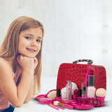 Zestaw Kosmetyków do Malowania Manicure Makijażu Makeup dla Dzieci Kuferek