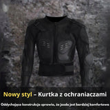 Motocyklowa Kurtka Ochronna z Pełnym Pancerzem Ochrona Pleców Turtle XXL
