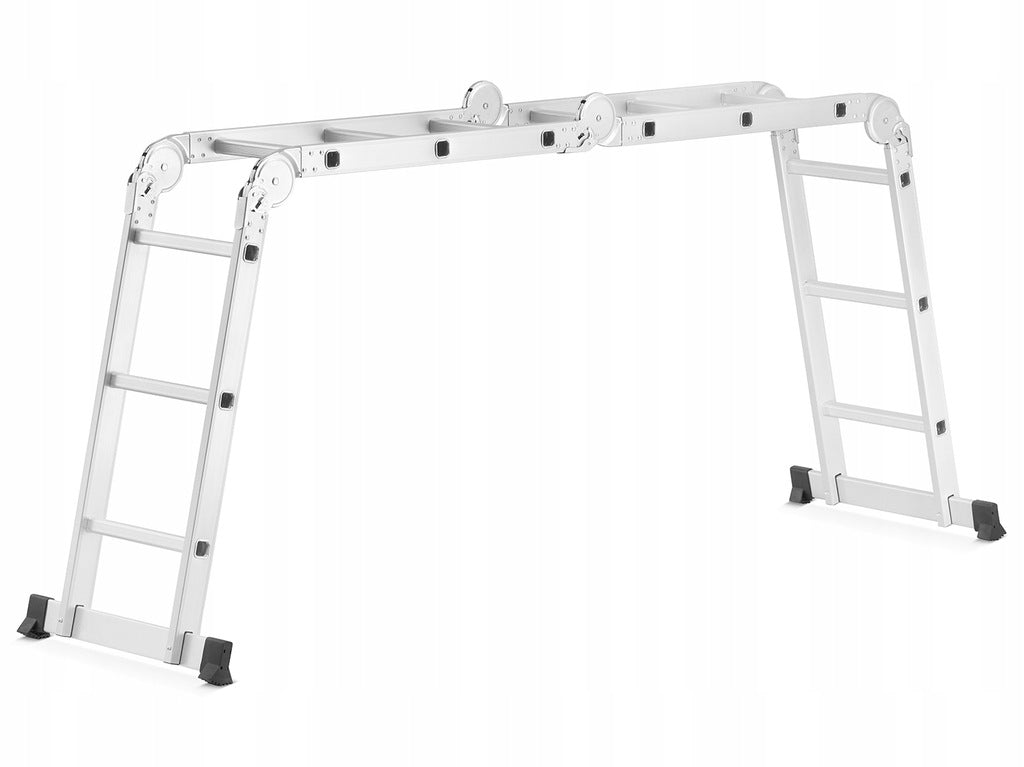 Drabina aluminiowa przegubowa składana wielofunkcyjna 4x4 POVES mocna