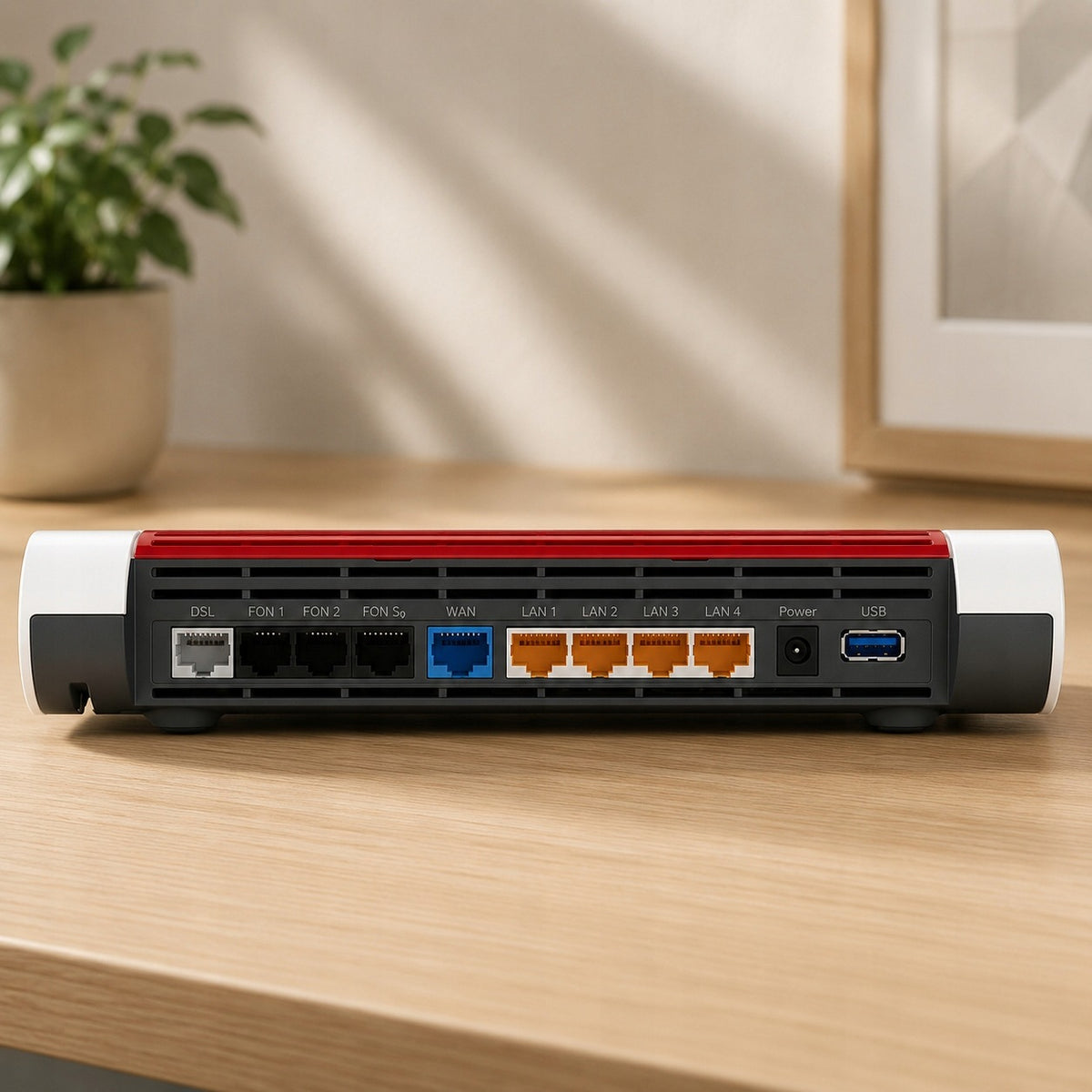 Router Access Point Bridge Repeater AVM FRITZ!Box 7590 TN 5 GHz Wi-Fi USB