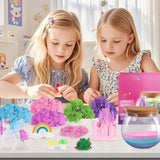 Jednorożec Kreatywny Magiczne Terrarium Zestaw dla Dzieci Lampka Nocna DIY