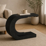Stolik Konsolowy Kompaktowy HOGA-HL0293 109,9x33,7x74,3 cm Czarny Elegancki