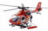 Helikopter Ratunkowy Śmigłowiec Efekty Świetlne Dźwięk Zabawka z Hakiem