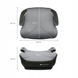 Fotelik Samochodowy Kindekraft I-BOOST 2 I-Size Szary Ultralekki 125-150cm