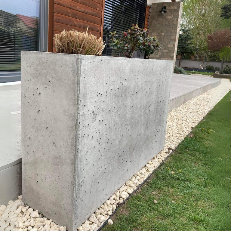 Donica Betonowa MROZOODPORNA Beton Architektoniczny 235kg | 120x50x50 Poves