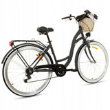 Rower Miejski Damski Lekki Damka SHIMANO 7 WARIANTY Koło 28" Cali