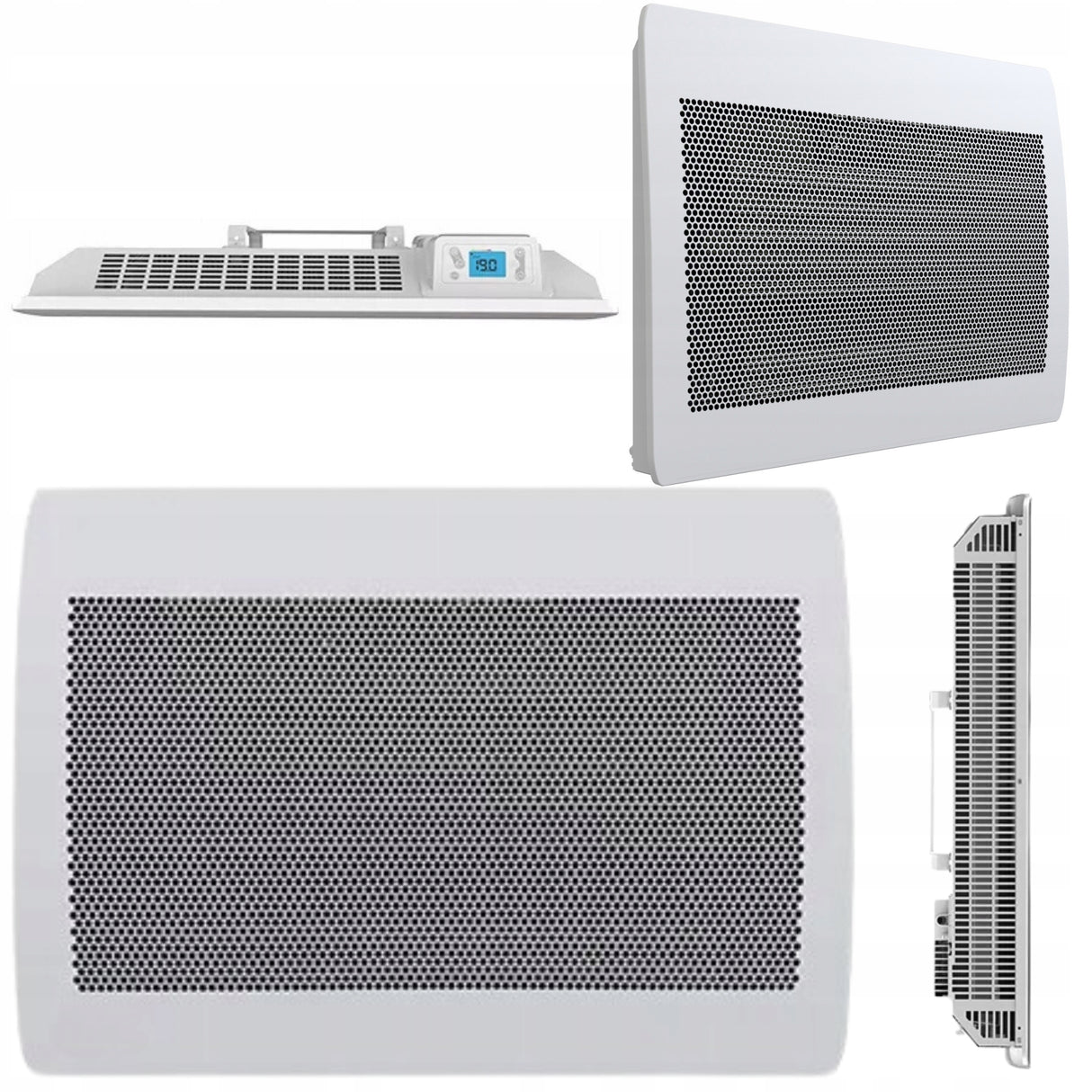Grzejnik Promiennik Panel Grzewczy na Podczerwień Klasyczny 1000W Biały