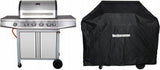 Grill Gazowy Ogrodowy Nierdzewny Żeliwny Ruszt 4+1 17,4kW Z Szafą na Butle