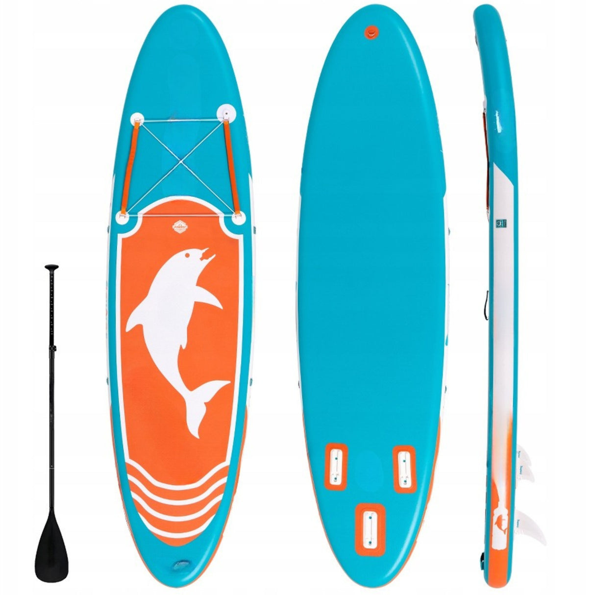 Deska Wiosłowa Nadmuchiwana Stand Up Paddle Board Niebieska z Akcesoriami