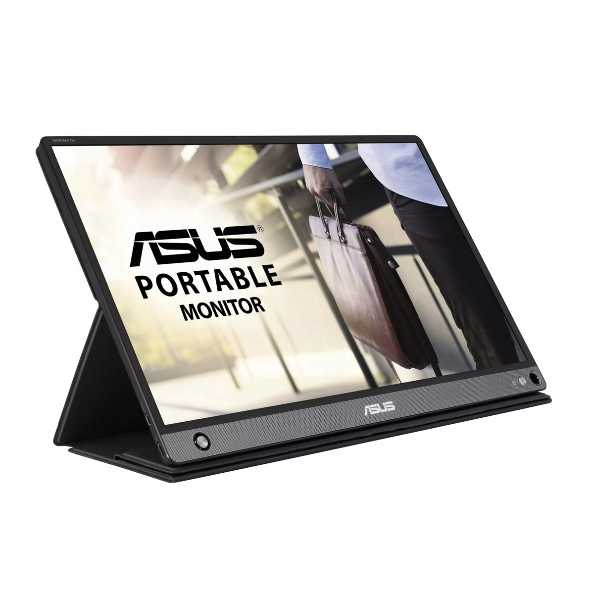 Monitor Przenośny LED Asus MB16AHP 15,6" 1920 x 1080 px IPS / PLS Czarny