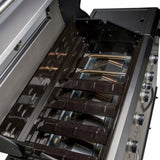 Grill Gazowy Stal Szlachetna Kuchnia Gazowa 6+1 Palnikowa 24,0 kW Żeliwo