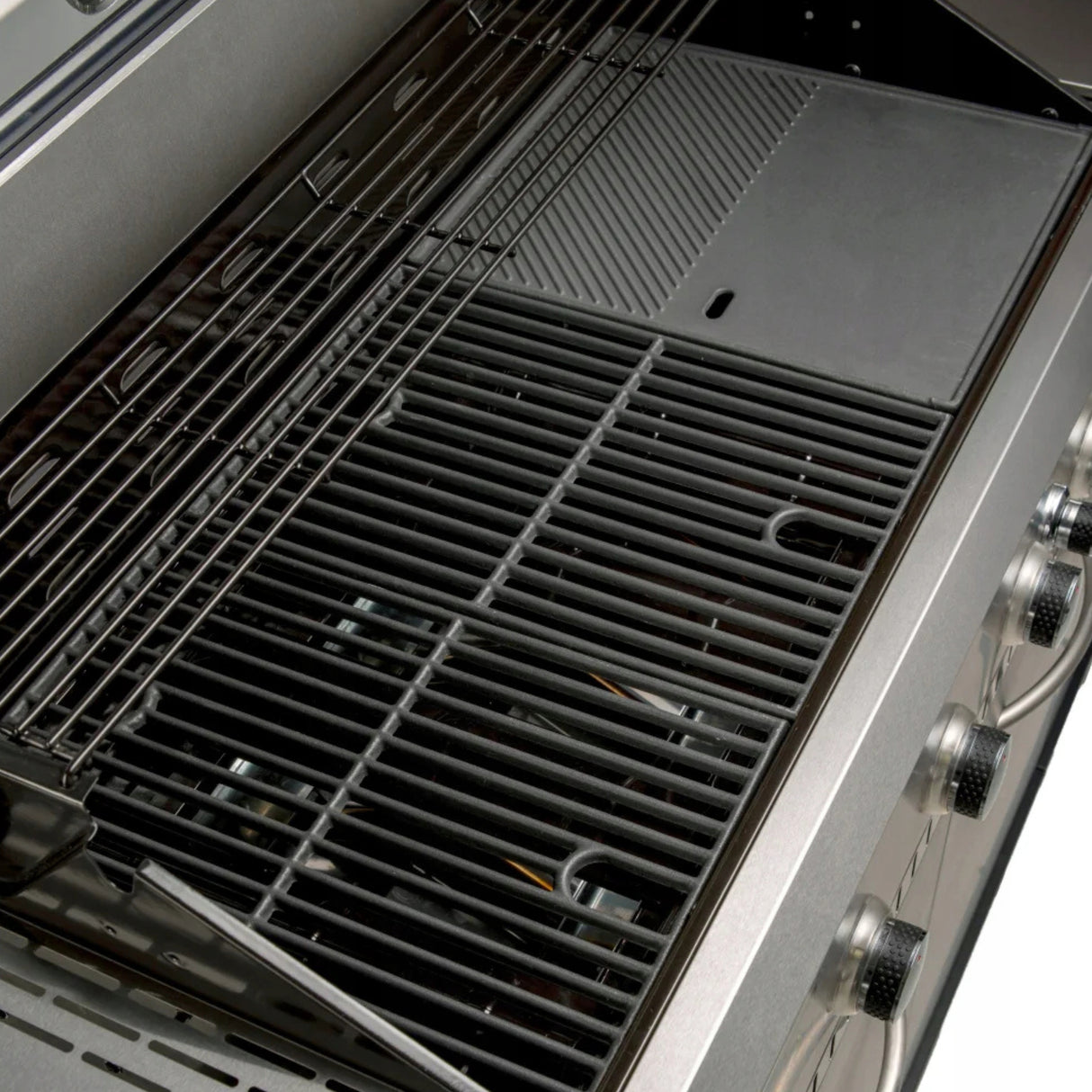 Grill Gazowy Stal Szlachetna Kuchnia Gazowa 6+1 Palnikowa 24,0 kW Żeliwo