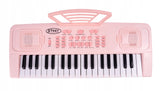 Keyboard Organy Pianinko Elektroniczne Mikrofon dla Dzieci 37 Klawiszy