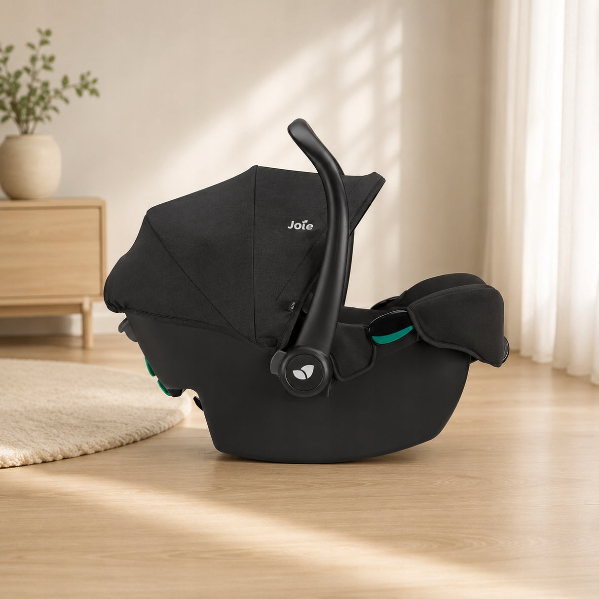 Fotelik Samochodowy Nosidełko dla Dziecka Prezent Czarny 0-13 KG Do 75 cm