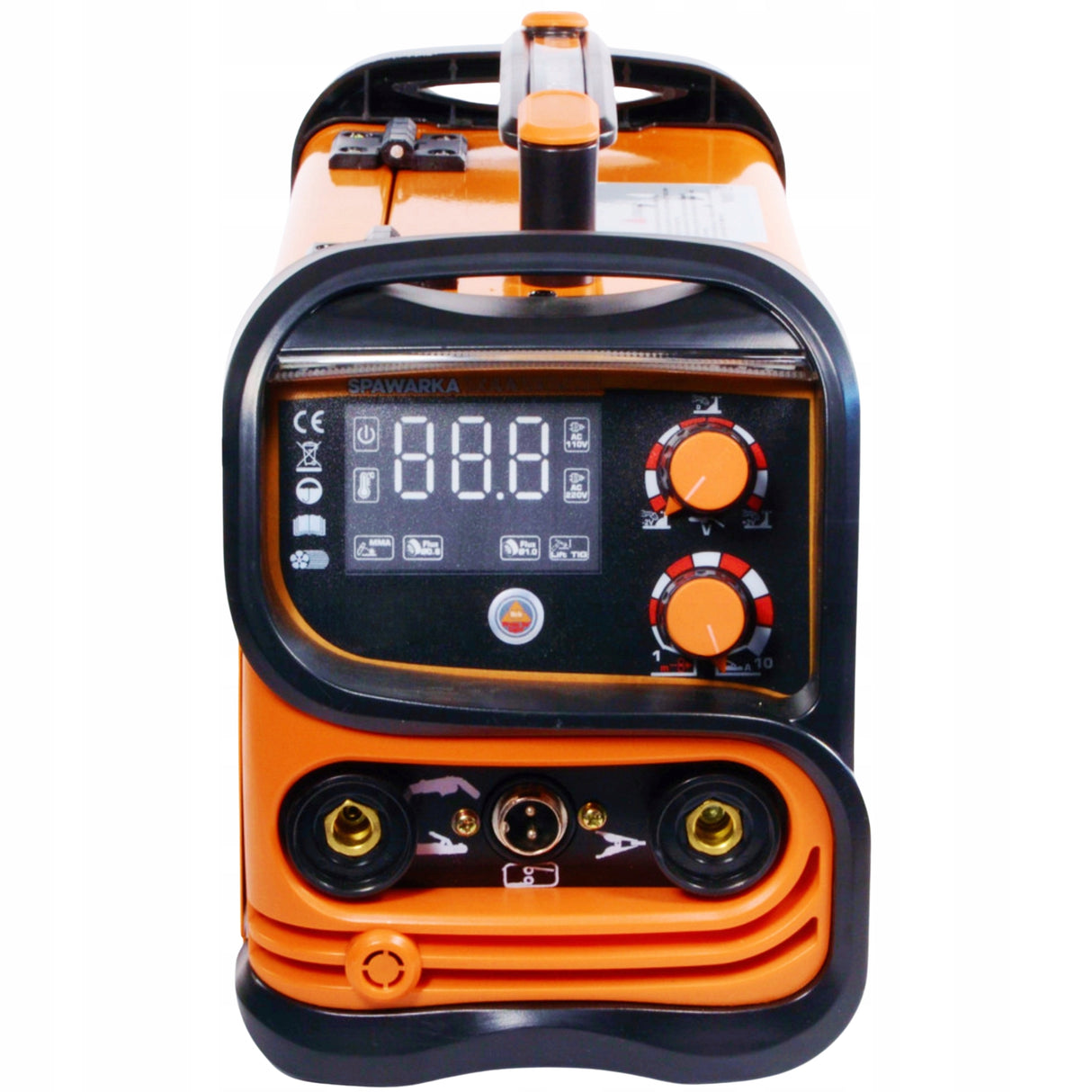 Migomat Bezgazowy Inwertor Spawarka Zestaw 4w1 Moc 250A Euro LCD IGBT