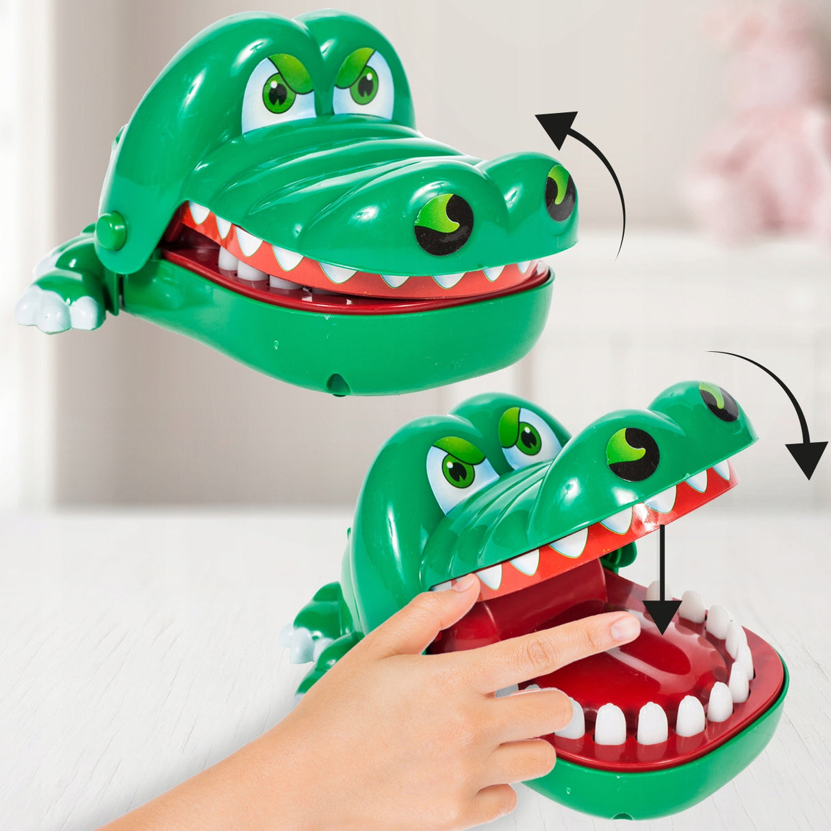 Gra Zręcznościowa Krokodyl u Dentysty dla Dzieci Chory Ząbek Rodzinna