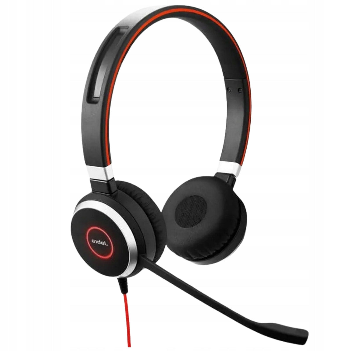 Słuchawki Nauszne Jabra Evolve 40 Duo Czarne Redukcja Szumów + Pokrowiec