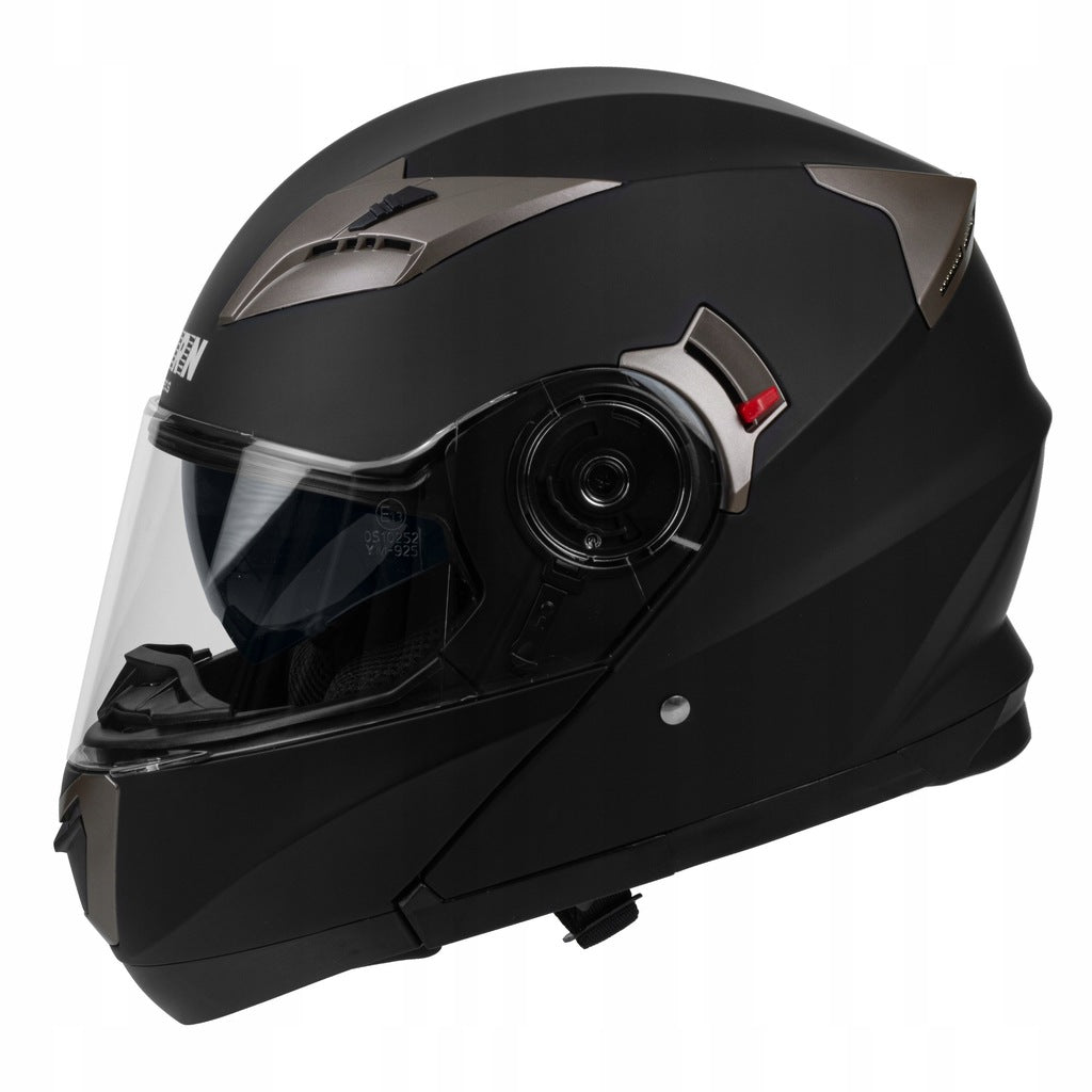 Kask Motocyklowy Szczękowy FLIP-UP pod Interkom, ECE22-06 Rozmiar XL