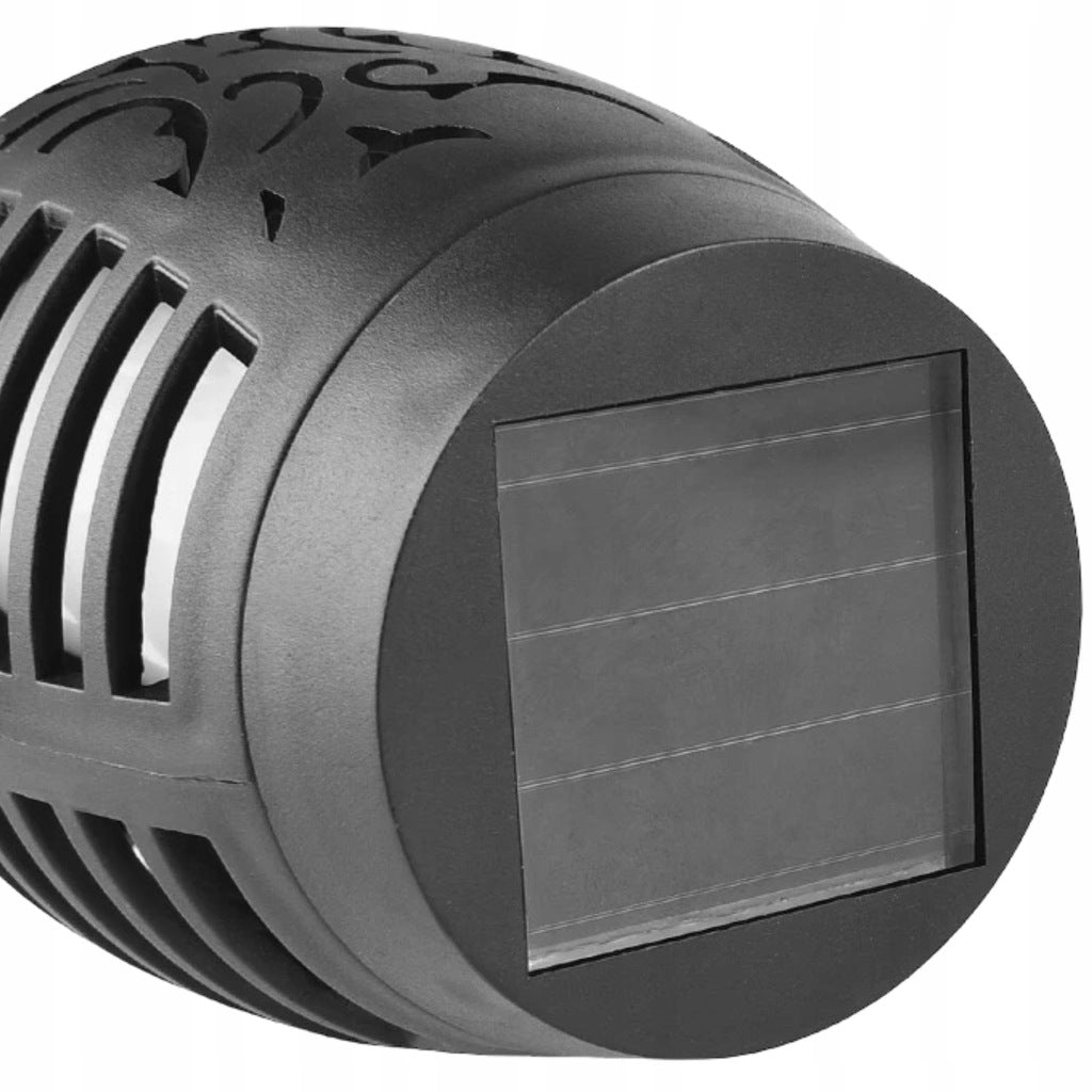 Lampa Solarna Wbijana Czarny grodowa na energię słoneczną 52cm 8 sztuk
