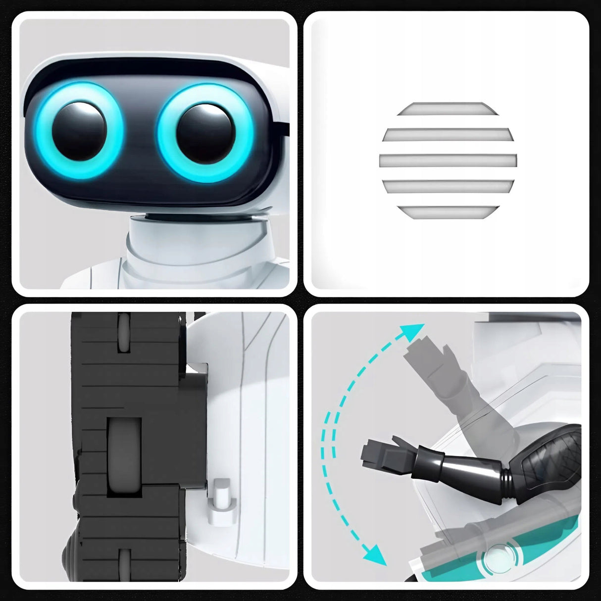 Robot Zdalnie Sterowany Jeżdżący z Dźwiękiem i LED Prezent 6+ Interaktywny