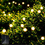 LAMPA OGRODOWA SOLARNA KULKI LED WBIJANA Z CZUJNIKIEM OZDOBA KULECZKI 2 Szt