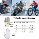 Rękawice Motocyklowe Antypoślizgowe Odporne Czarne Długie Rozmiar M