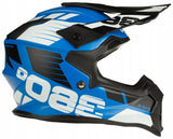 Kask Cross Enduro S Lekki Quad MTB Daszek Homologacja EU Niebieski