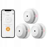 ZESTAW 3x Czujnik Dymu APLIKACJA TUYA WIFI GRATIS