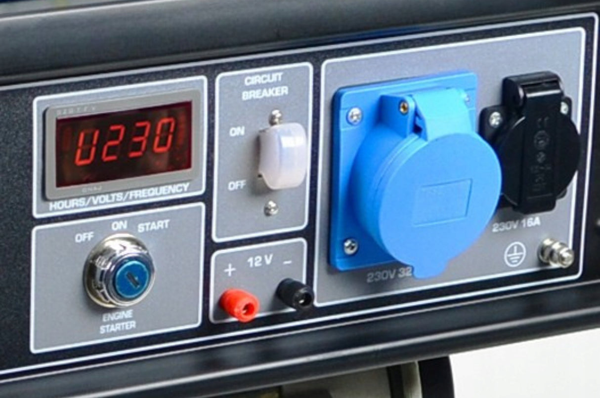Agregat Prądotwórczy DUAL FUEL 6500W Gaz Benzyna Jednofazowy 230V