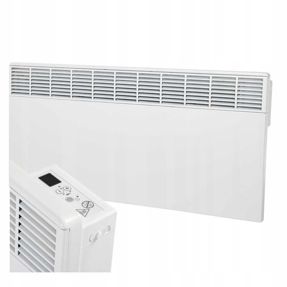 Grzejnik Ścienny Elektryczny Termostat Programator Konwektor 2500W Biały