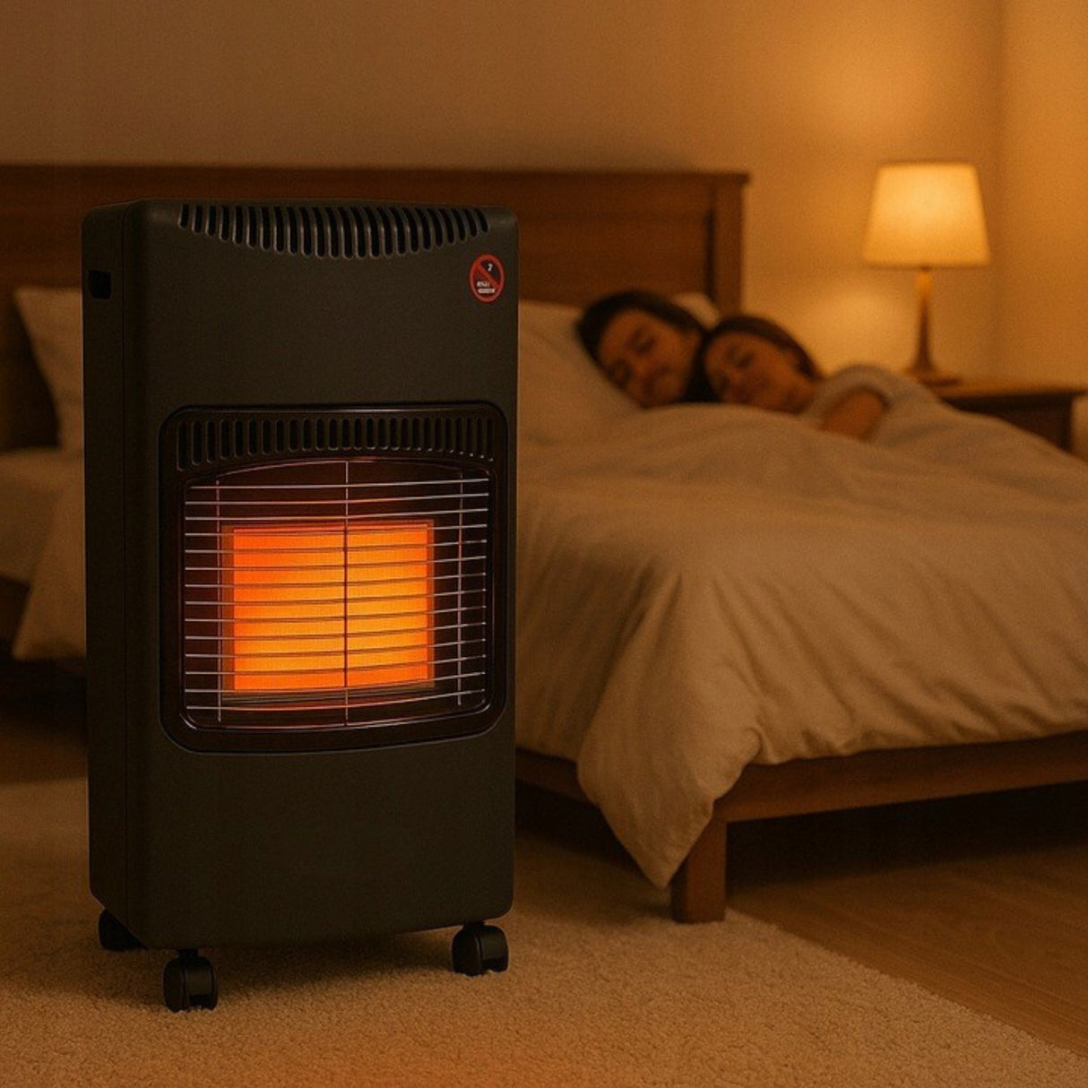 Piecyk Gazowy Grzejnik na Butle Gaz Zestaw 4,2kW Piec Reduktor Wąż LPG
