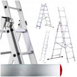 Drabina aluminiowa wielofunkcyjna 3x9 stopni produkt POLSKI + GRATIS POVES