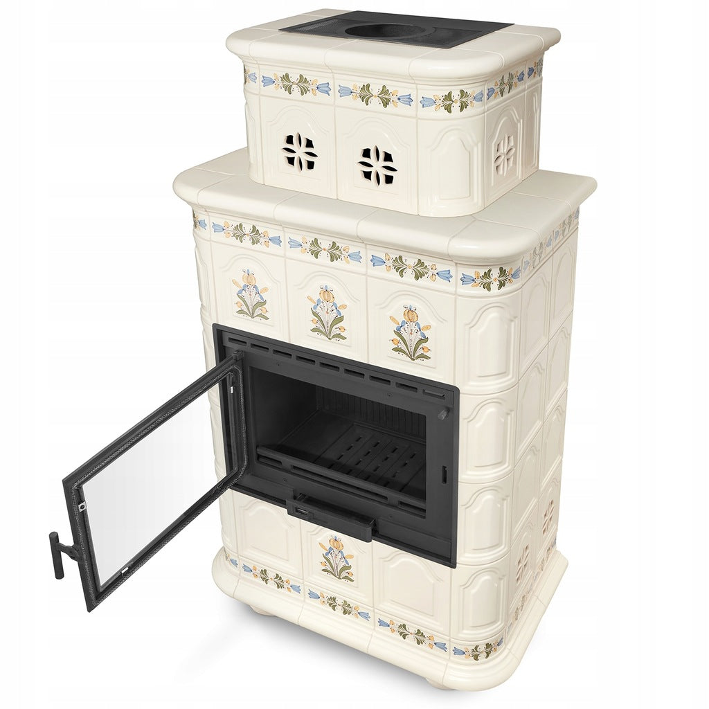 Piecyk Kominek Kaflowy Obudowa Kominkowa 13 kW Ceramiczny Koza
