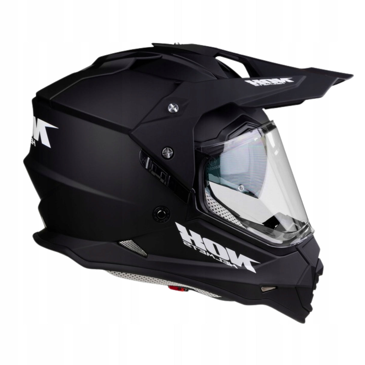 Kask Motocyklowy Cross Kask na Crossa System Pinlock Czarny XXL